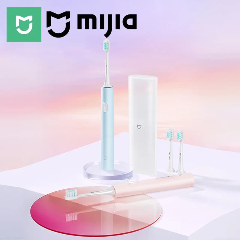 Sonic electric toothbrush MIJIA T200/T200C, 2 modes, 2 heads, whitening brush, USB-C battery for 25 days, waterproof IPX7