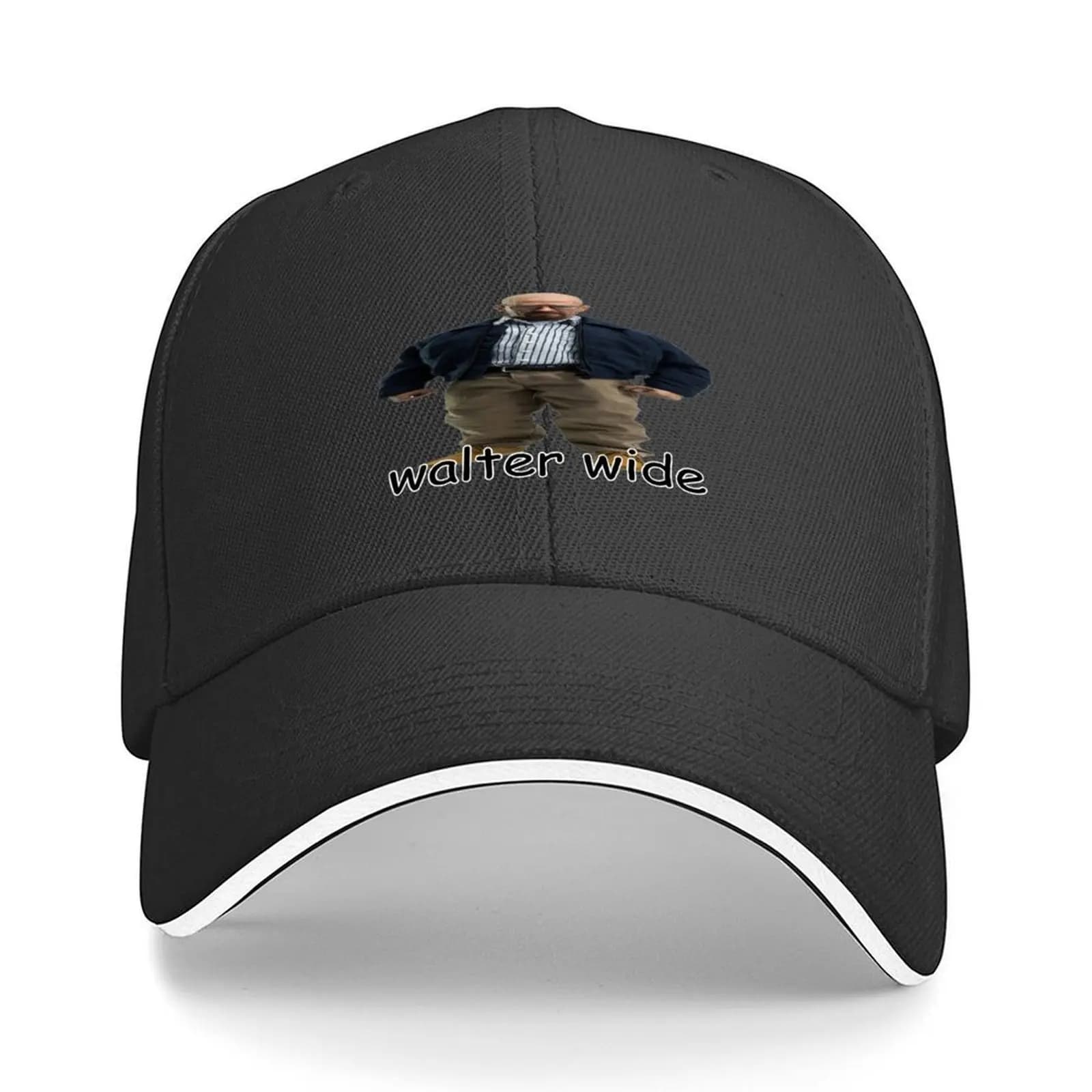 walter wide breaking bad walter white parody Baseball Cap Visor luxury woman cap Beach Bag Sun Hat For Children Mens Women's