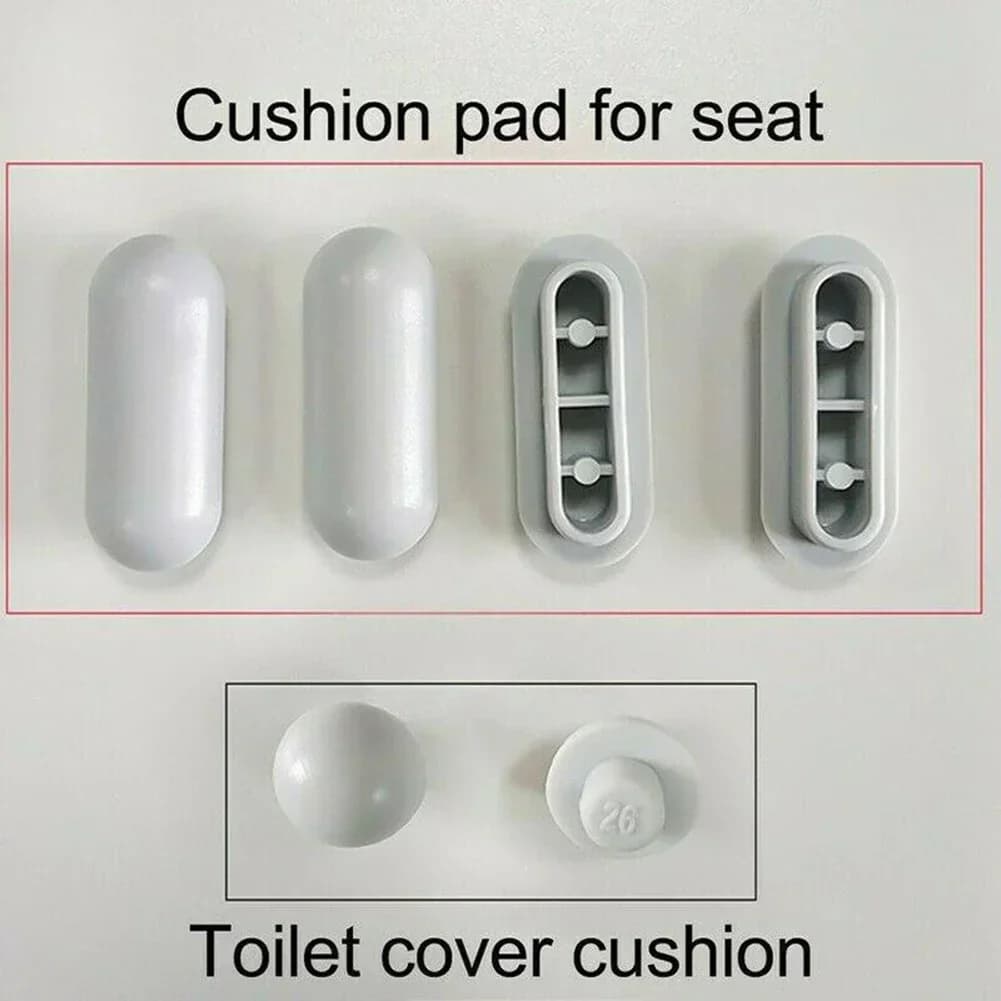 Guarnizione antiscivolo Sedile WC Paraurti coperchio Cuscino Cuscino sedile WC Tampone in gomma Buffer Confezione Arresto Paraurti Ammortizzatore