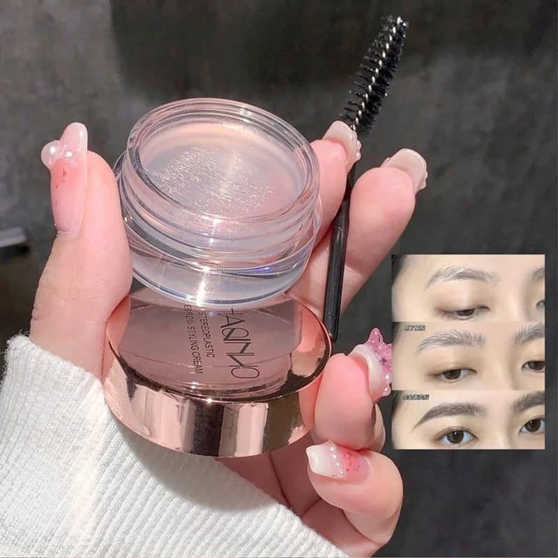 Modeling cream for three-dimensional eyebrows, colour rendering, waterproof, fast drying, long lasting, without make-up