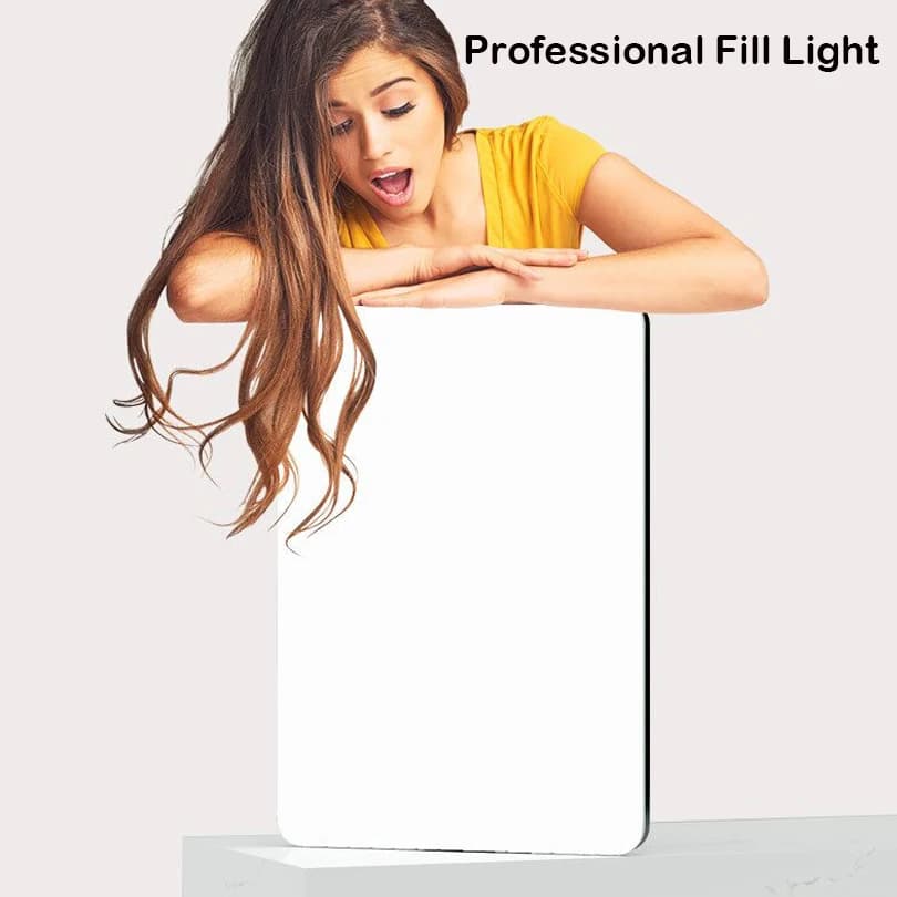 Luce video a LED da 19 '' 90W Fotografia Selfie Illuminazione a pannello dimmerabile Studio fotografico Lampada di riempimento in streaming live Spina UE Supporto per treppiede
