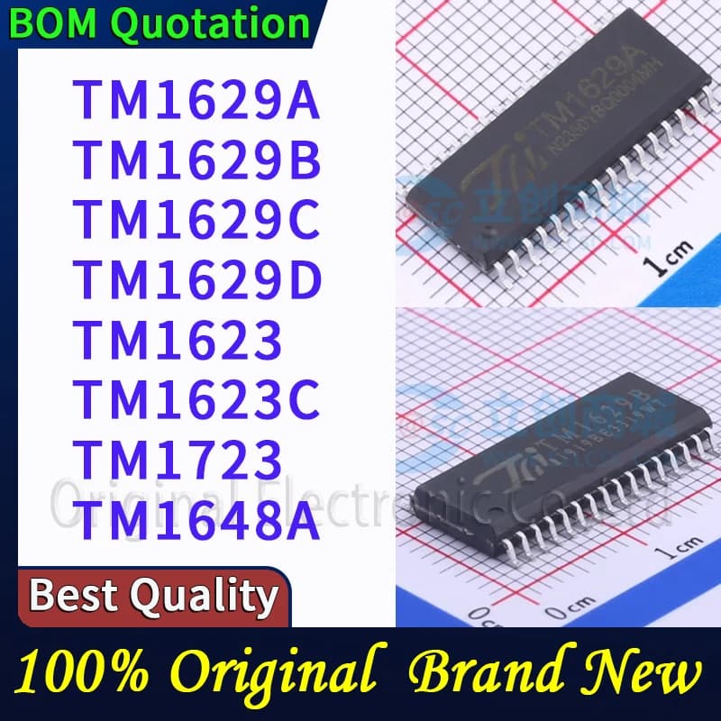 5pcs/lot TM1629A TM1629B TM1629C TM1629D TM1623 TM1623C TM1723 TM1648A In stock Original High quality