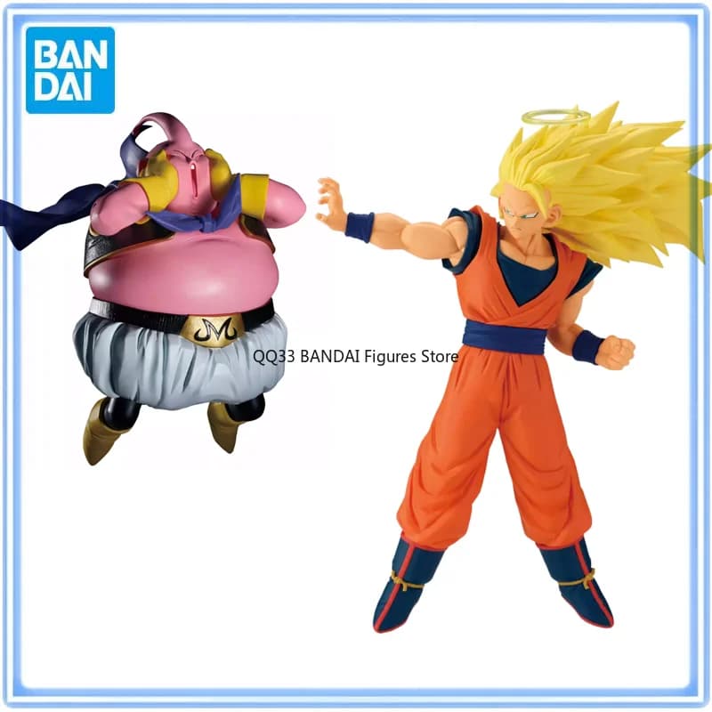 Bandai Originale Dragon Ball Z MATCH MAKERS Super Fat Majin Buu VS Son Gohan Anime Action Figure Modello Decorazione Da Collezione