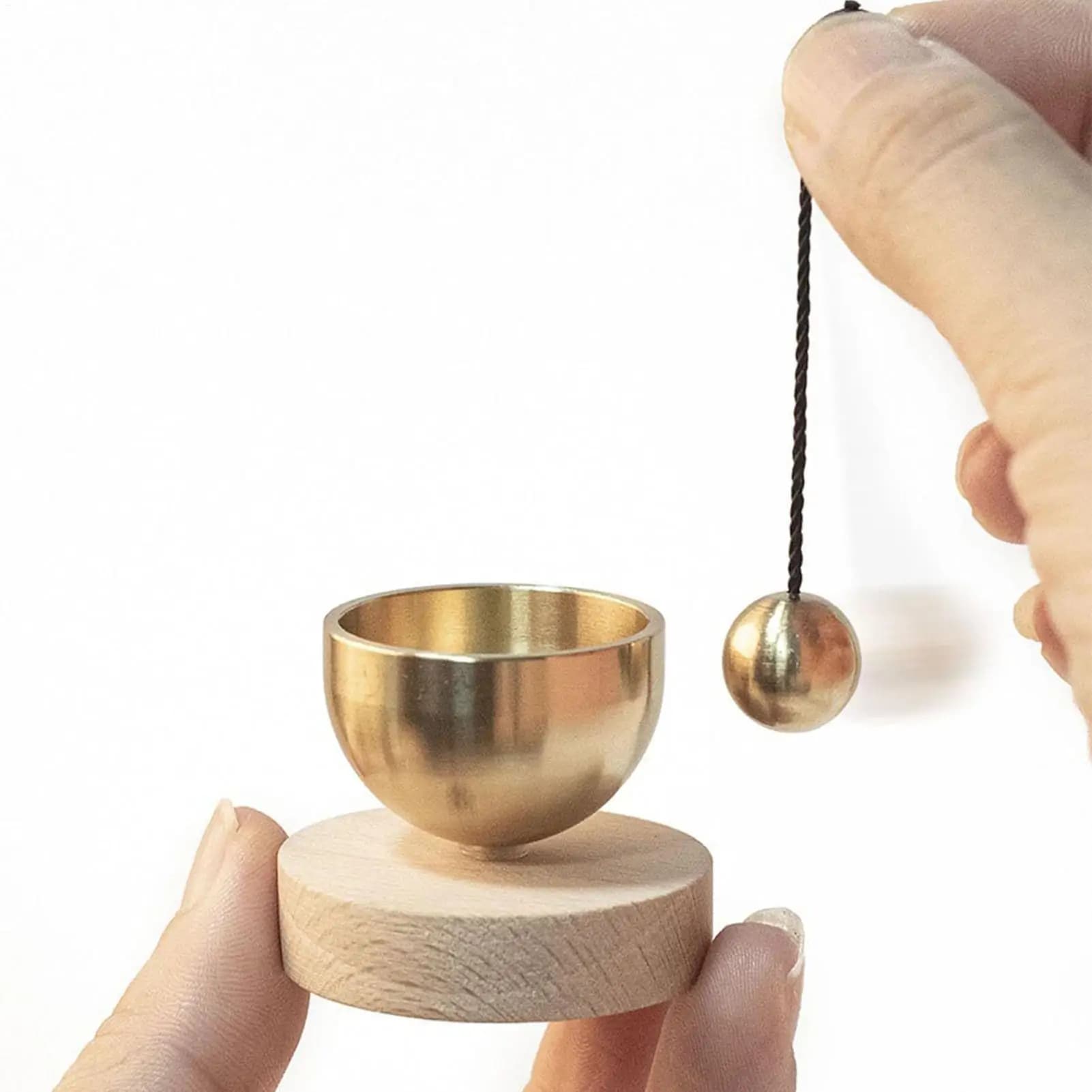 Singing Bowl Set Spiritual Wooden Base Chimes Holistic Sound Bath Bowls For Beginners Women Relaxation Yoga Chanting Mindfulness