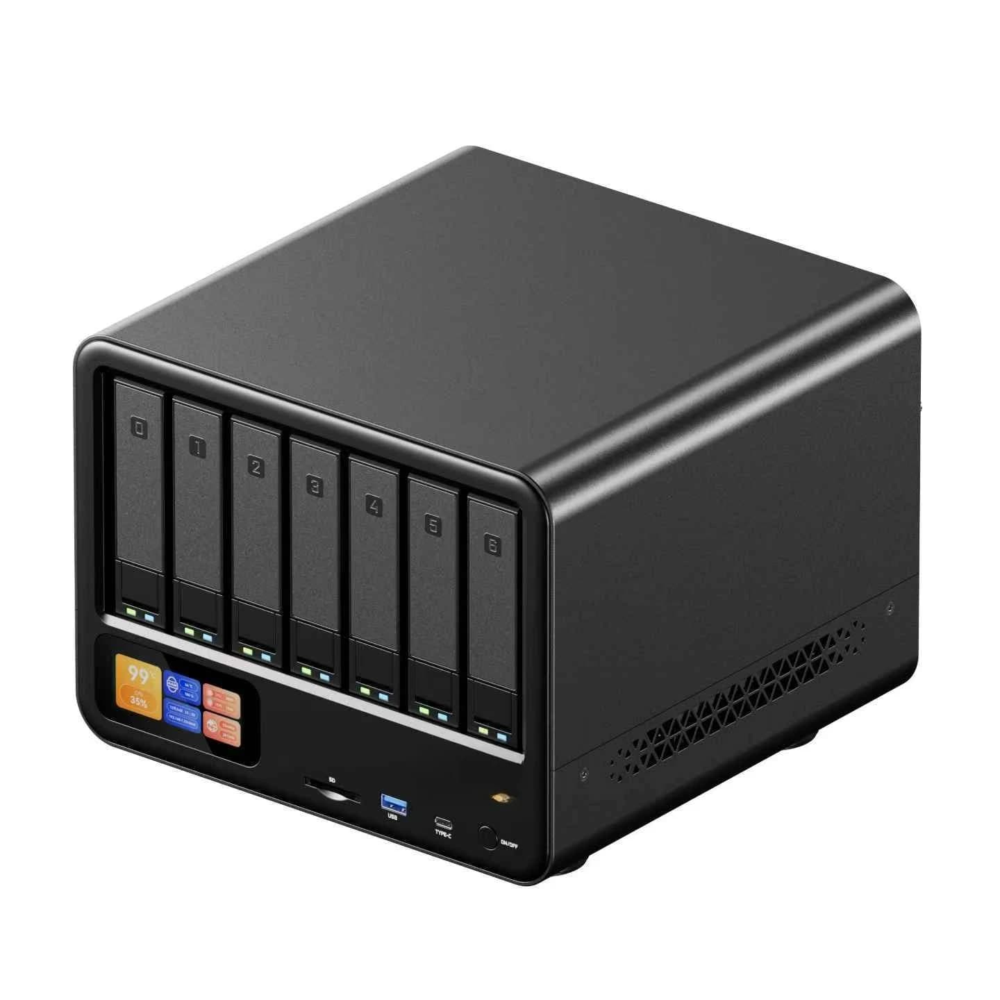 Quick Shipping New AOOSTAR 8845HS Cloud Server with USB & NAS Networking/Storage File Backup for Corporate Office-in Stock