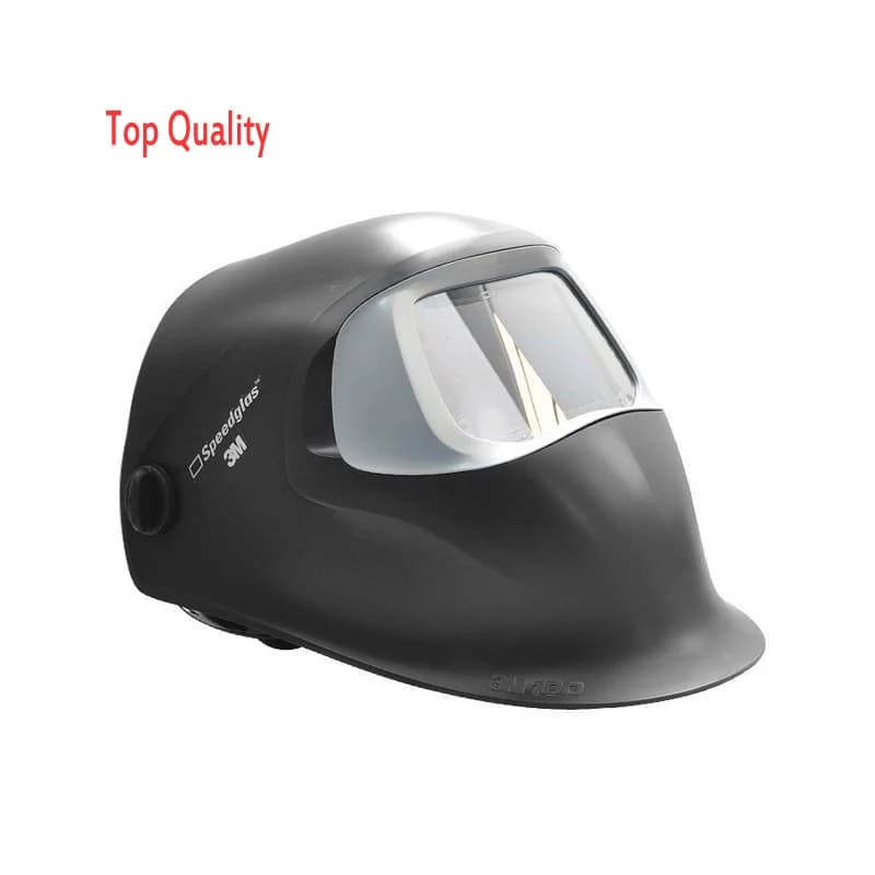 1 pz Maschera per saldatura auto-oscurante Speedglas 100V originale con batteria solare al litio DIN9/13 per saldatura ad arco MIG/MAG, casco di protezione per il viso - Distributore