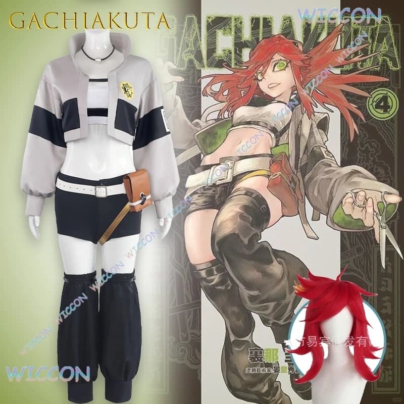 [PandaRich]GACHIAKUTA Riyo Reaper Costume Cosplay Halloween Anime Outfit Personaggio Gioco di ruolo Gioco Gothic Lolita Fashion Party C