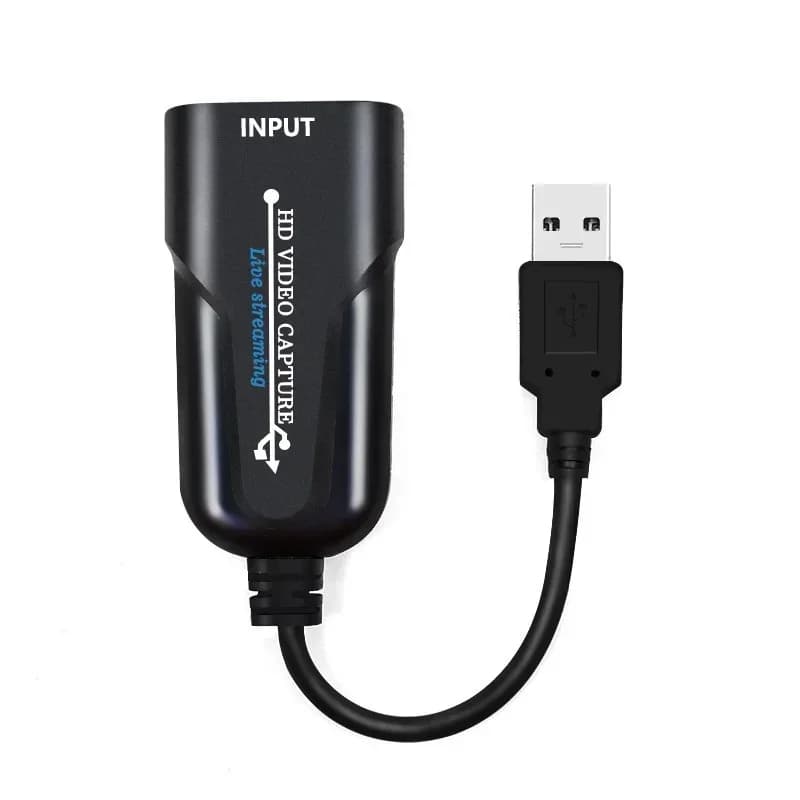 Scheda di acquisizione video da USB a HDMI - Scatola di acquisizione telaio 1080p60, senza driver