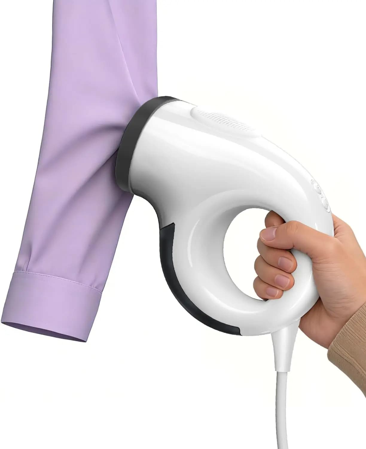 Stiratore a Vapore Portatile con Aspirazione da 2800Pa, Riscaldamento in 25s, Design Anti-Goccia - Alternativa Compatta al Ferro da Stiro da Viaggio