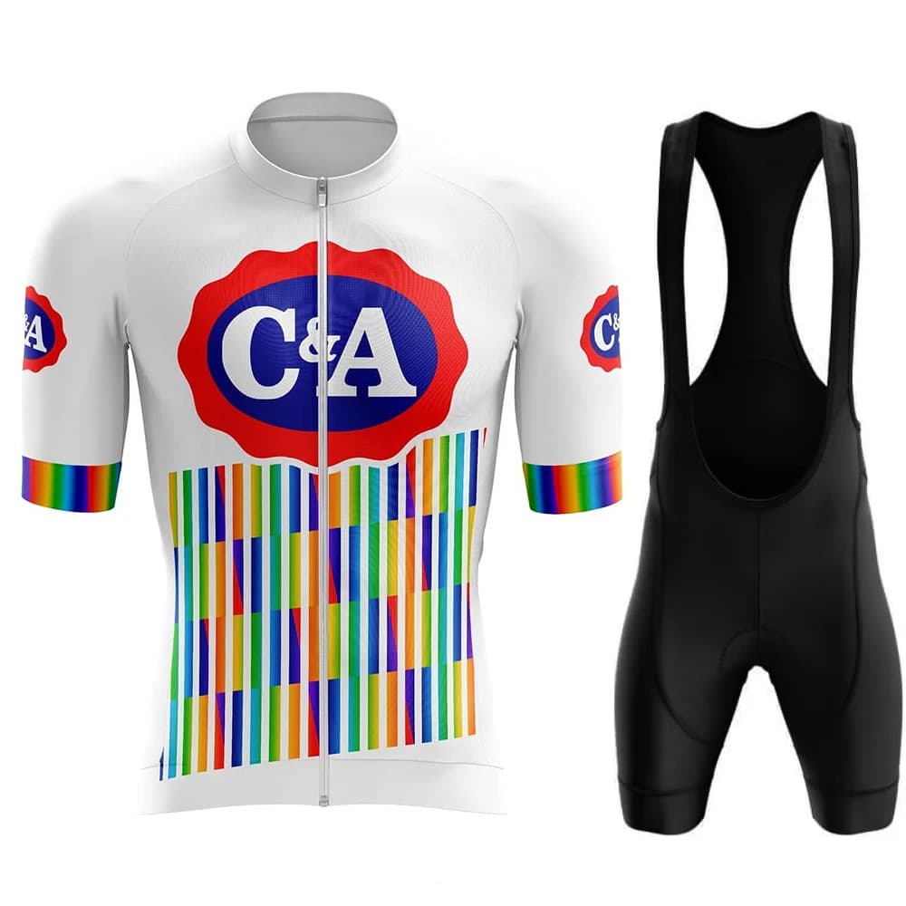 Sporty suit for men: Shorts with Bretelles and Estiva Cycling Mesh, Sports Clothing for Bikes