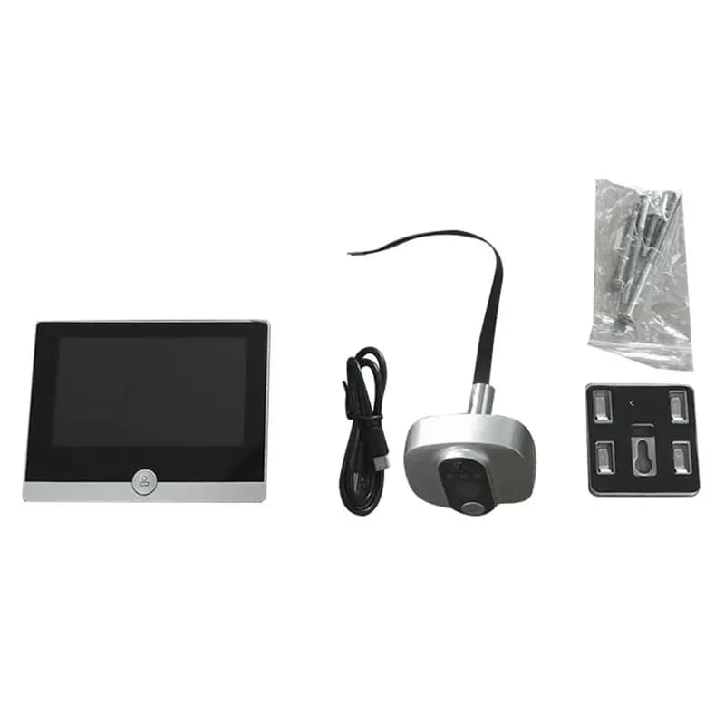 BAAJ-Tuya Campanello WiFi 1080P con Telecamera per Google Alexa Smart Life, Campanello Elettronico Wireless con Rilevatore di Movimento PIR