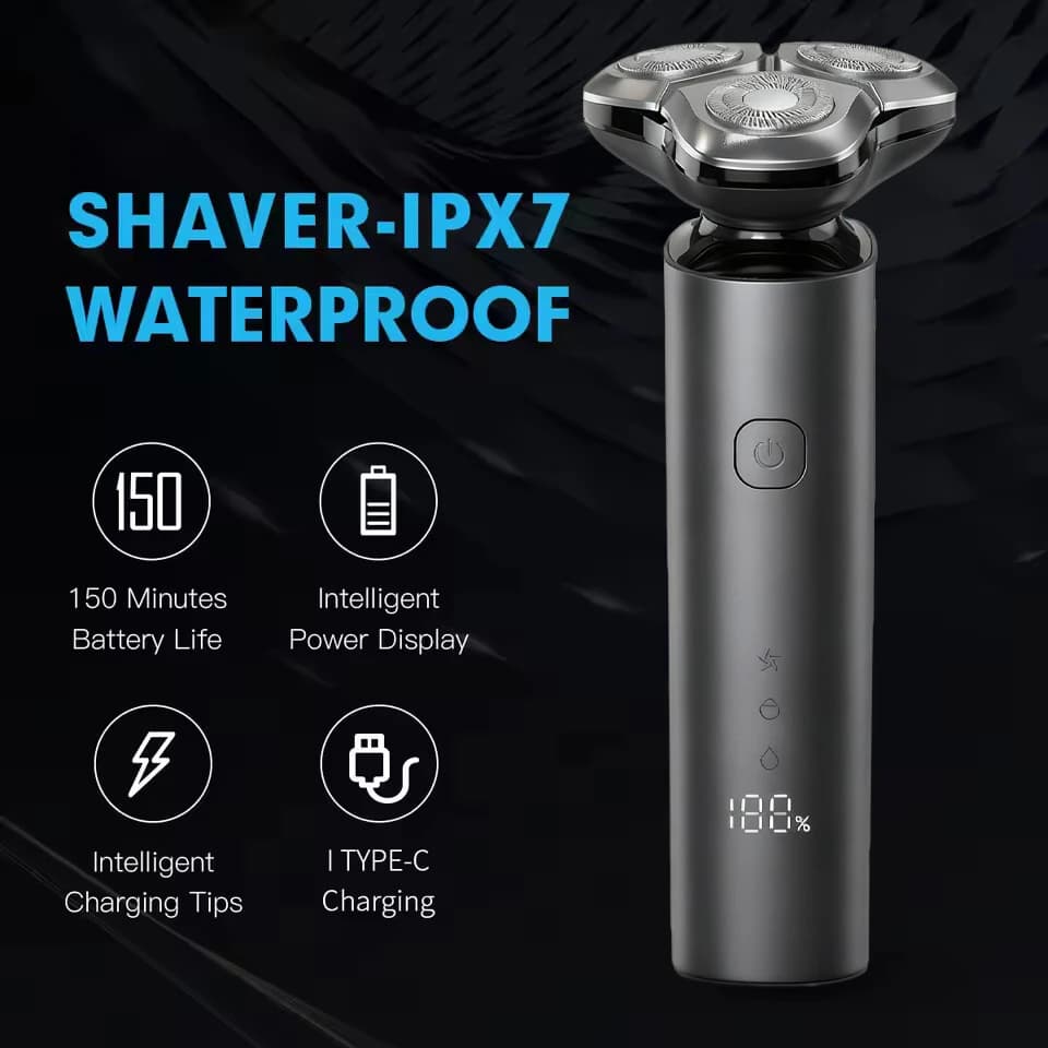 New XIAOMI MIJIA S301 portable shaving shaver IPX7 ceramic blade washable Trimer