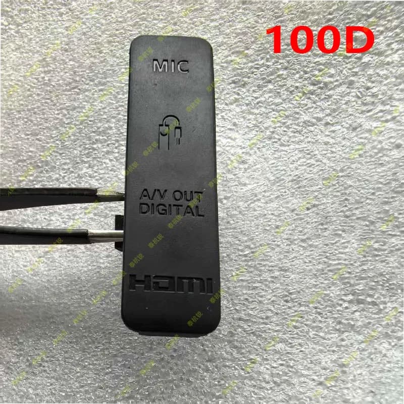NUOVO USB Coperchio In Gomma Porta Per Canon EOS 100D HDMI-compatibile MIC Cap USB Copertura Laterale In Pelle Interfaccia Dati In Pelle Parte Della Fotocamera