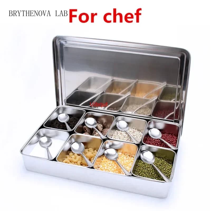 food Storage Boxes Pepper sprayer Seasoning box Rectangle spice Salt Rack and Pepper Set Spice Box Condiment Dispenser Container