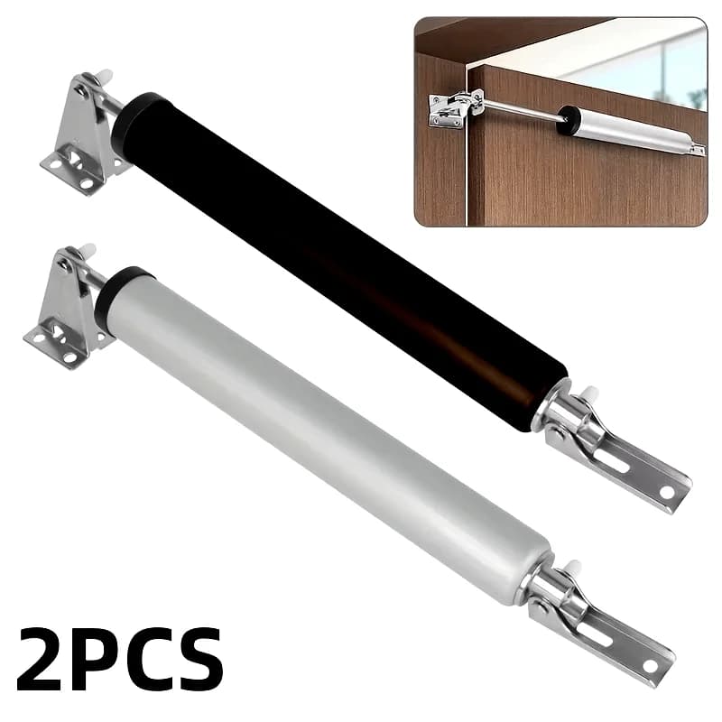 2pcs Automatic Door Soft Close 90 Degrees Within The Positioning Stop Buffer Adjustment Door Closer Furniture Hardware