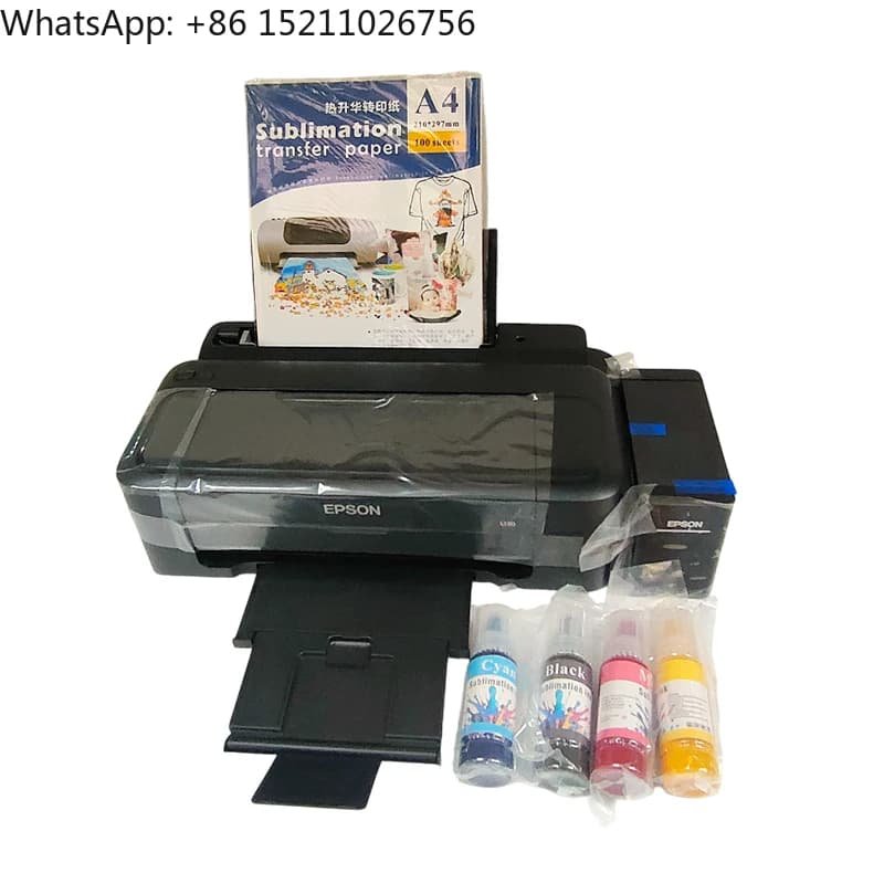 Sublimation Printer Sublimation Ink Sublimation Paper L130 Printer Heat Press Set