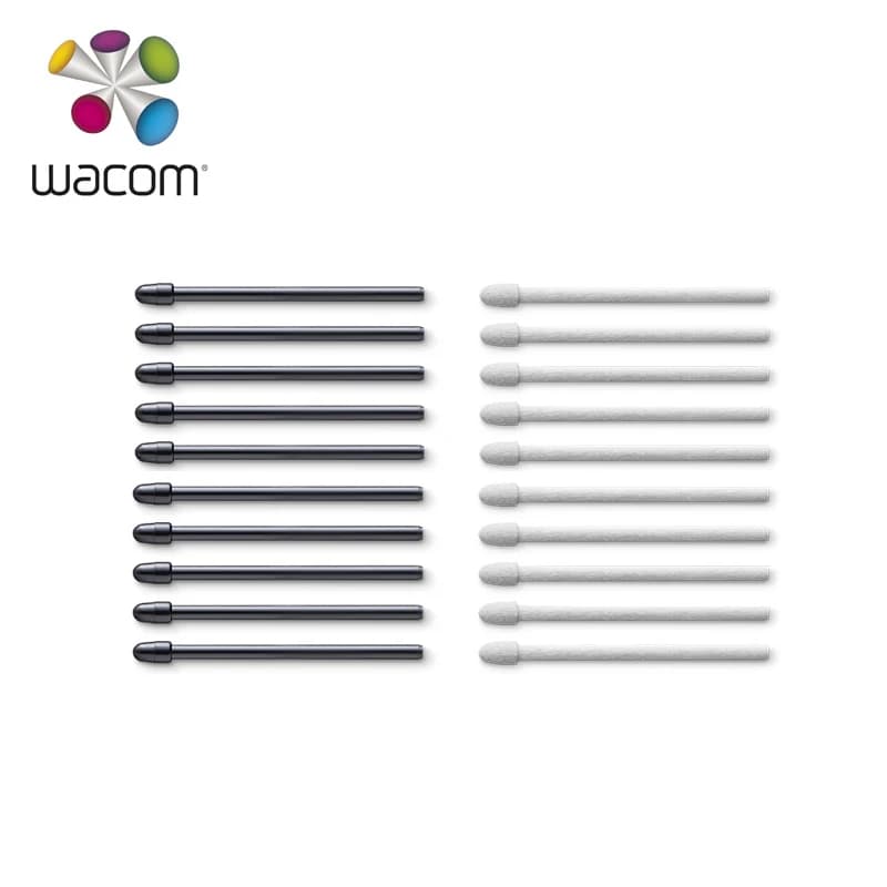 10 pz/pacco Wacom Pro Pen 2 pennini neri Standard/pennini in feltro per penna KP-504E