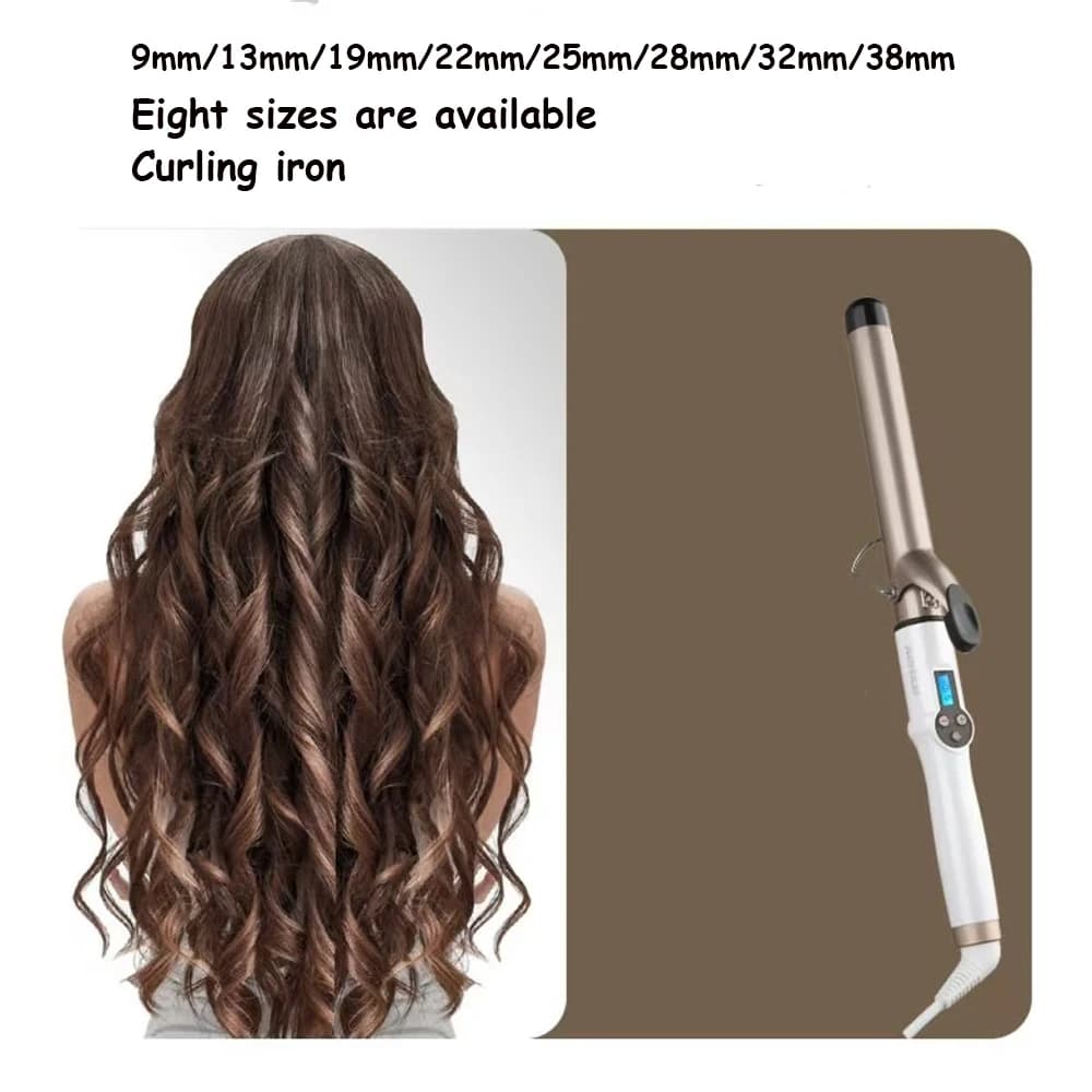 Capelli Waver Ferro Elettrico Bigodino di Capelli Pinze per Arricciare Ferro Piatto Strumenti per Capelli Ricci Piastra per Capelli Fermagli per Capelli Piegatrice per Capelli
