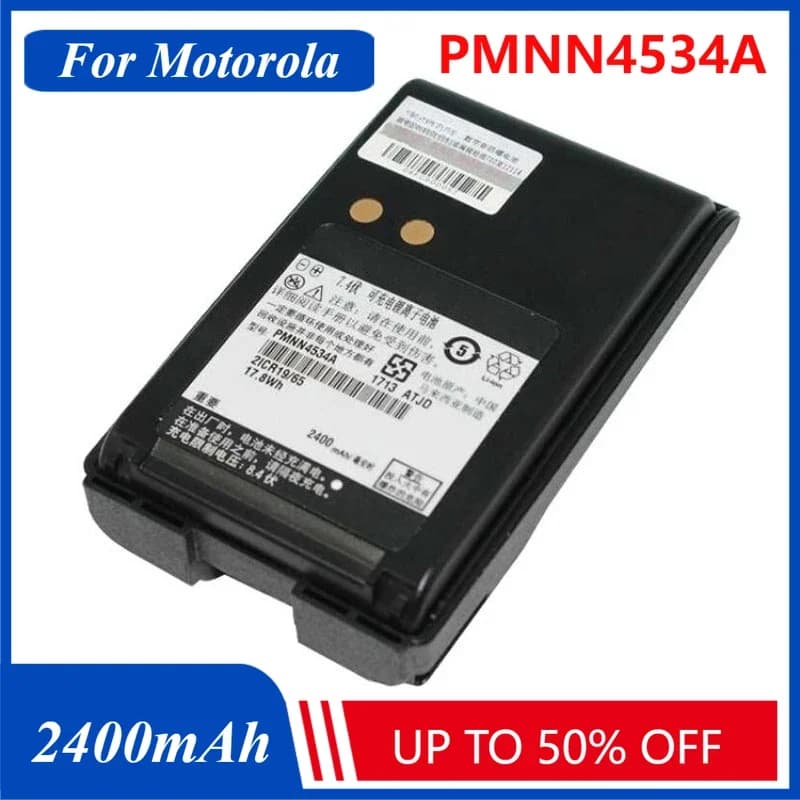 7.4V 2400mAh A8i PMNN4534A per batterie Walkie Talkie al litio Intercom Motorola