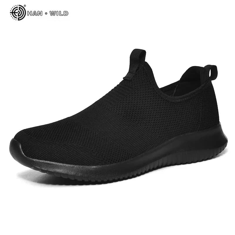 Sneakers da uomo leggere Flykint scarpe Casual da uomo Slip on calzini da passeggio scarpe da ginnastica Mesh Flat Homme Big Size Tenis Masculino