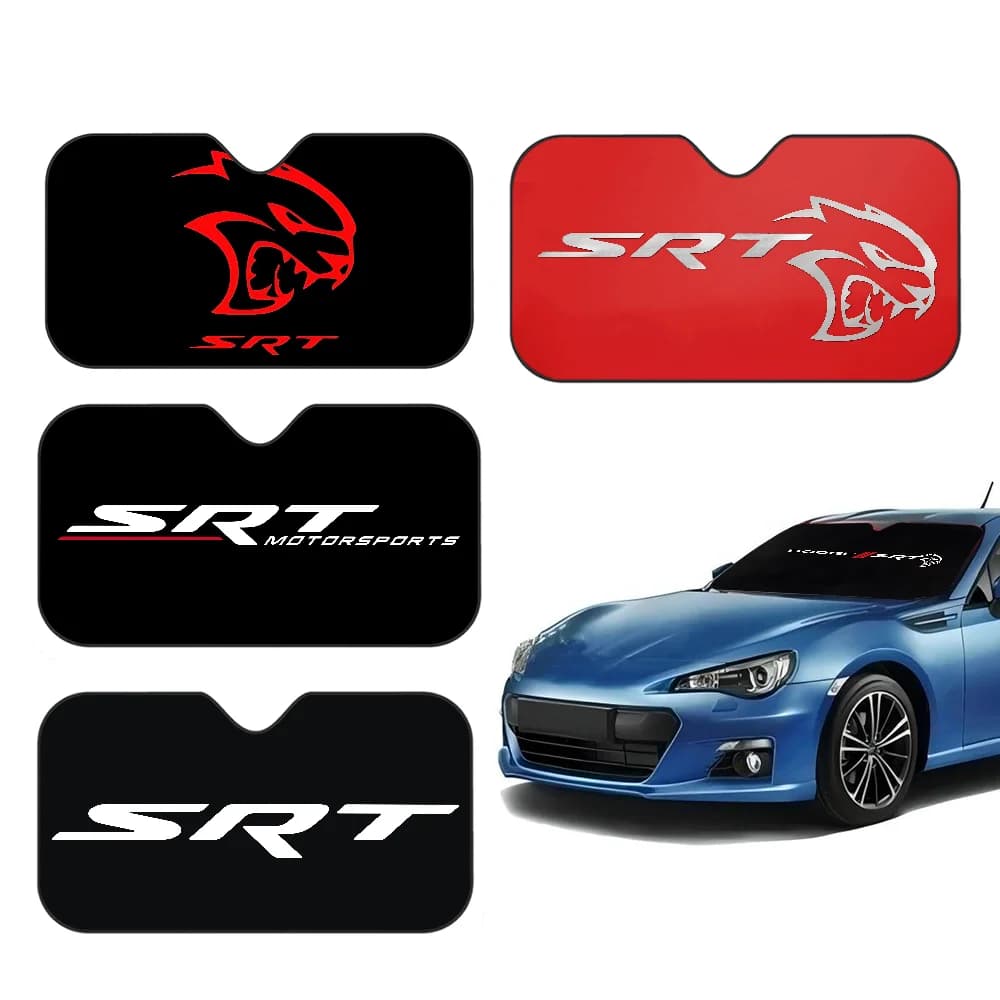 S-SRT LOGO Parasole per auto Parasole per finestra Parasole Parabrezza anteriore Cappuccio Deflettore anteriore interno Parasole a doppio anello