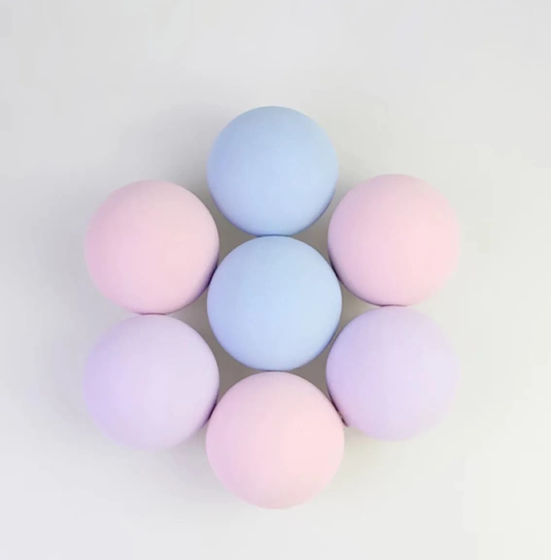 1 pz 8 colori diametro 65mm/75mm colorato schiuma EVA morbida spugna palla per fai da te fatto a mano pratica di golf giocattolo per animali domestici