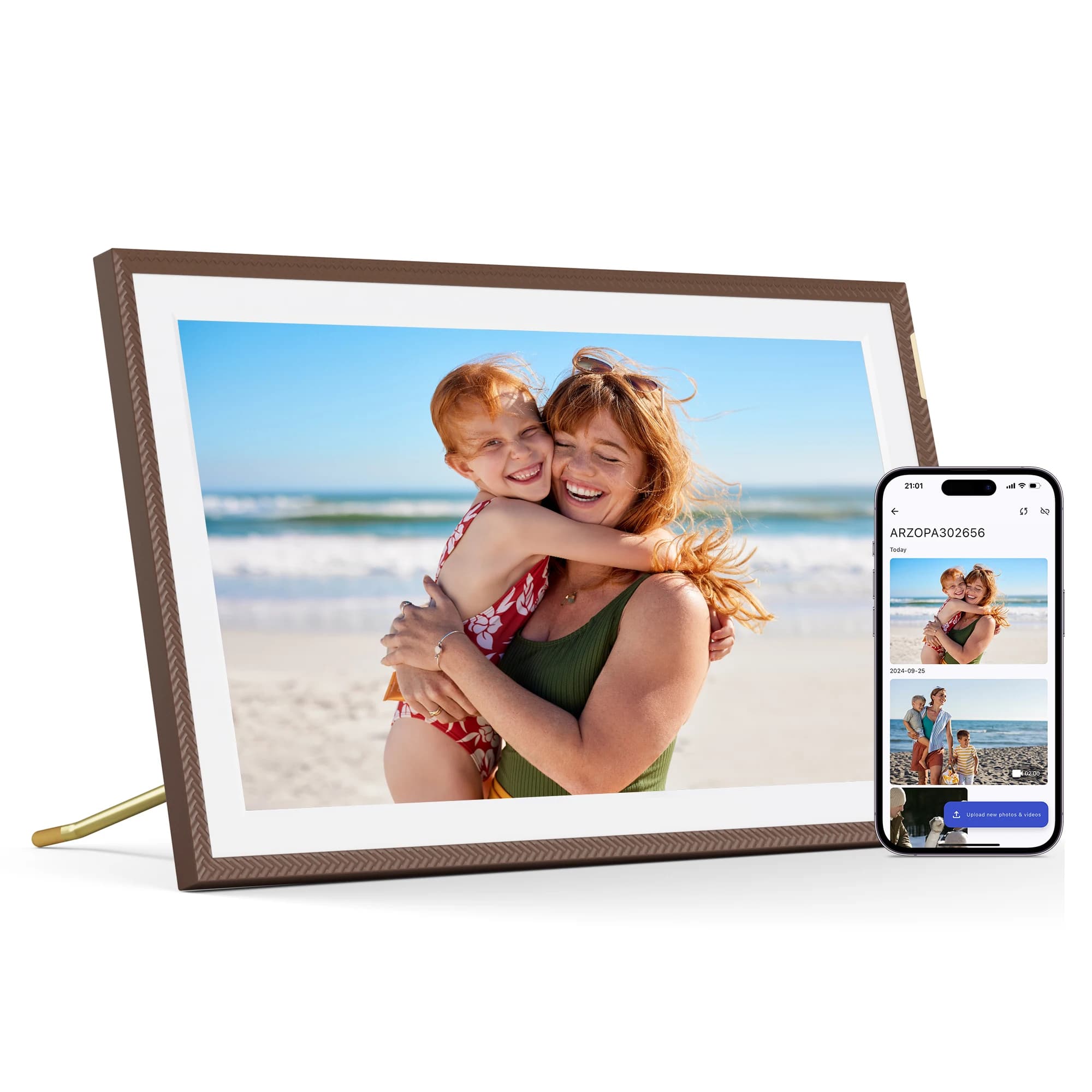 D15 15.6 inches 1920*1080 45%NTSC 32GB Rom APP self-developed Wifi Smart Touch Frame for digital photos