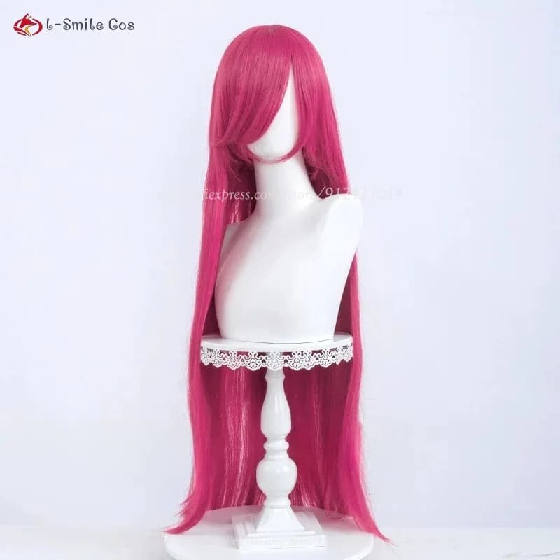 Anime Hojo Sophy Cosplay 100 cm Lungo Rosa Rosa Parrucche Unisex Resistente Al Calore Capelli Sintetici Costumi da Donna + Protezione Della Parrucca