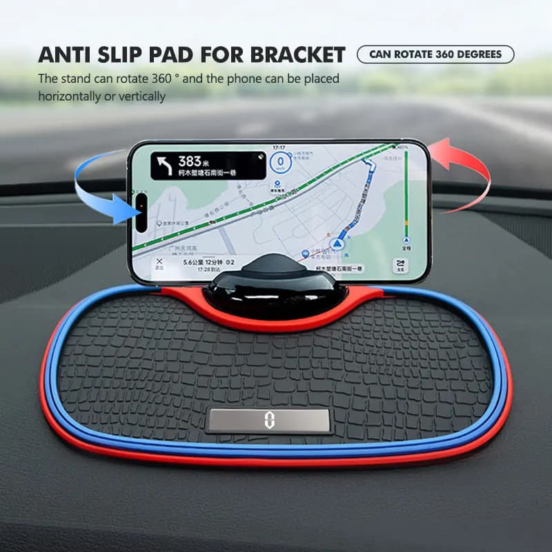 Car Dashboard Sticky Pad Anti-Slip PVC Mat Phone Storage Holder For Aito M5 M7 2022 2023
