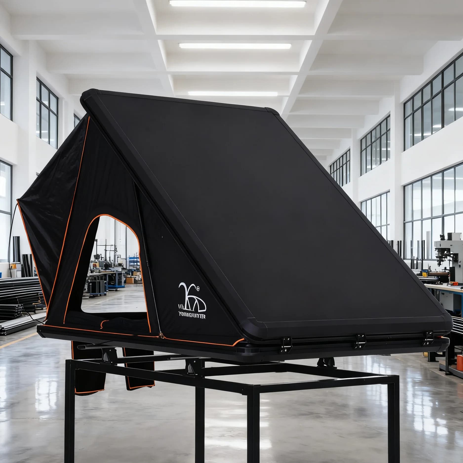 Tenda da campeggio sul tetto con guscio in alluminio impermeabile anti-UV per Jeep-car