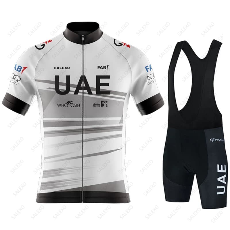 New UAE Team Cycling 2026 Jersey Set Men Short Sleeve Cycling Clothing Road Bike Shirts Suit Bicycle Bib Shorts MTB Ropa Maillot