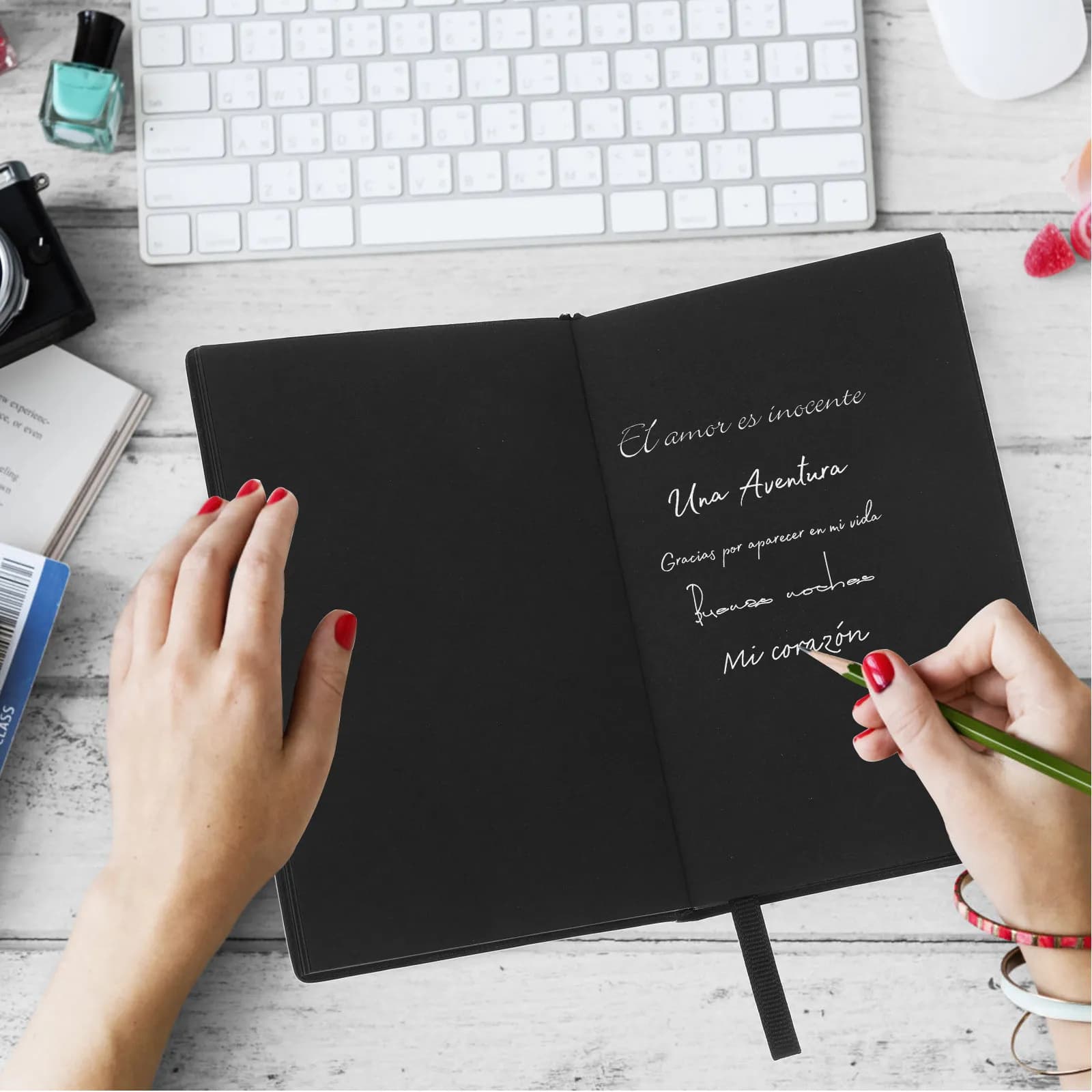 Blank Notebook PU Cover Minimalist Design No Lines Journaling Notepad Office Work Sketchbook School Supplies Writing