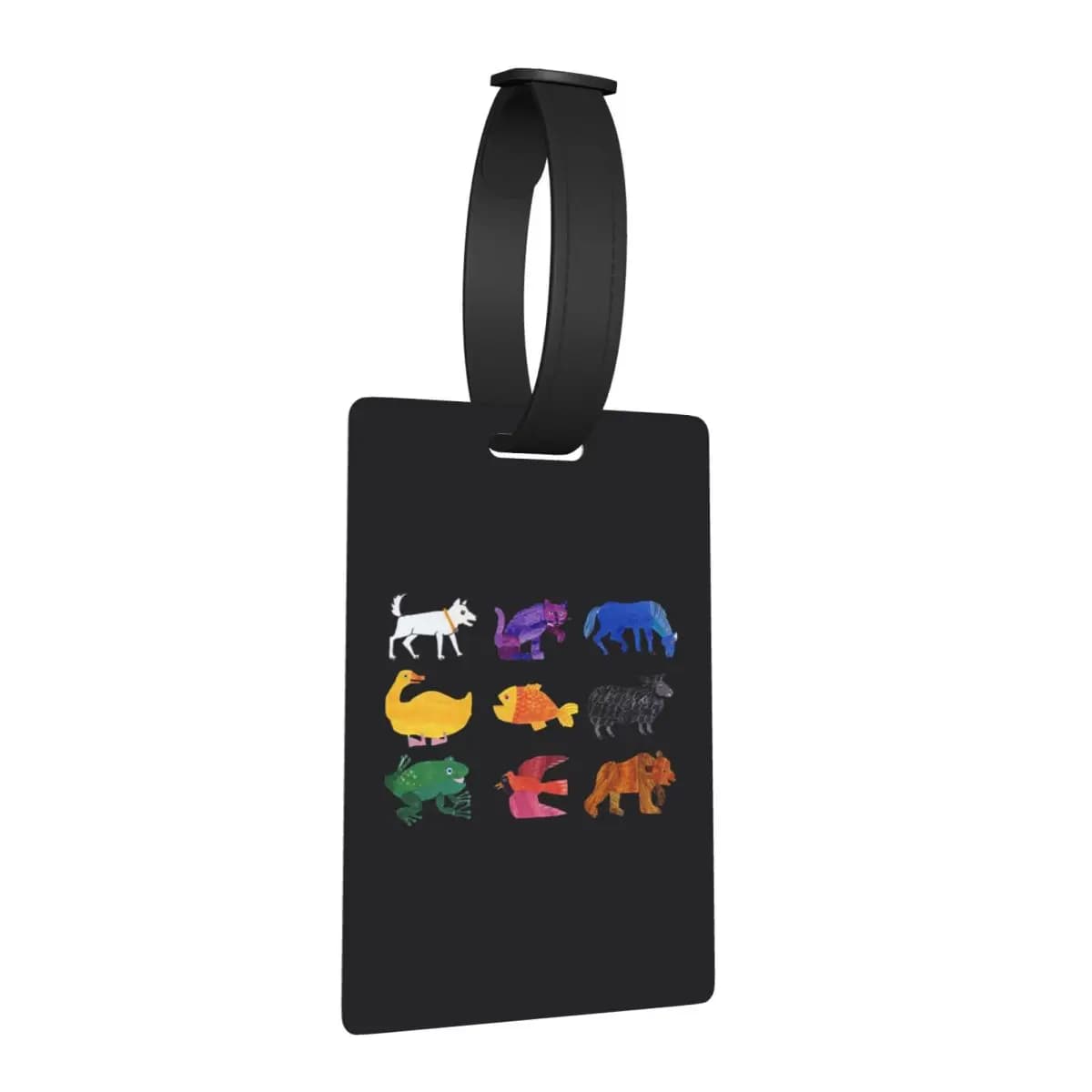 Etichette per Bagagli con Animali di Eric Carle, Accessori per Valigie, Targhette per Bagagli da Viaggio, Porta Etichette con Nome e Indirizzo