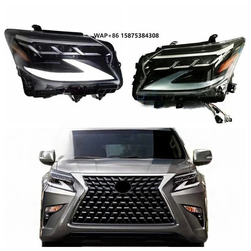 Accessori per auto Fari per lenti per proiettori a LED modificati per GX 460 GX460 2014-2019 Kit di aggiornamento