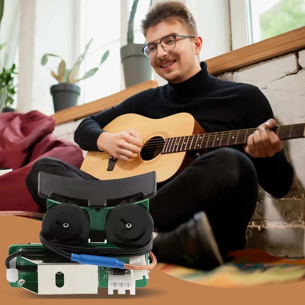 VT1 Sistema di Pickup per Chitarra Acustica Chitarra FAI DA TE Preamplificatore EQ Equalizzatore Sintonizzatore Pickup per Unghie per VT1 Ukulele Classica Chitarra Acustica