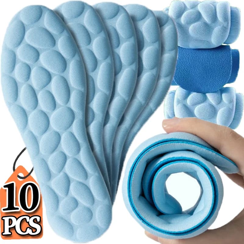 Memory foam soles for soft massage for sports running shoes Inserts Soles Breathable cushions Women's Men's orthopedic soles for feet
