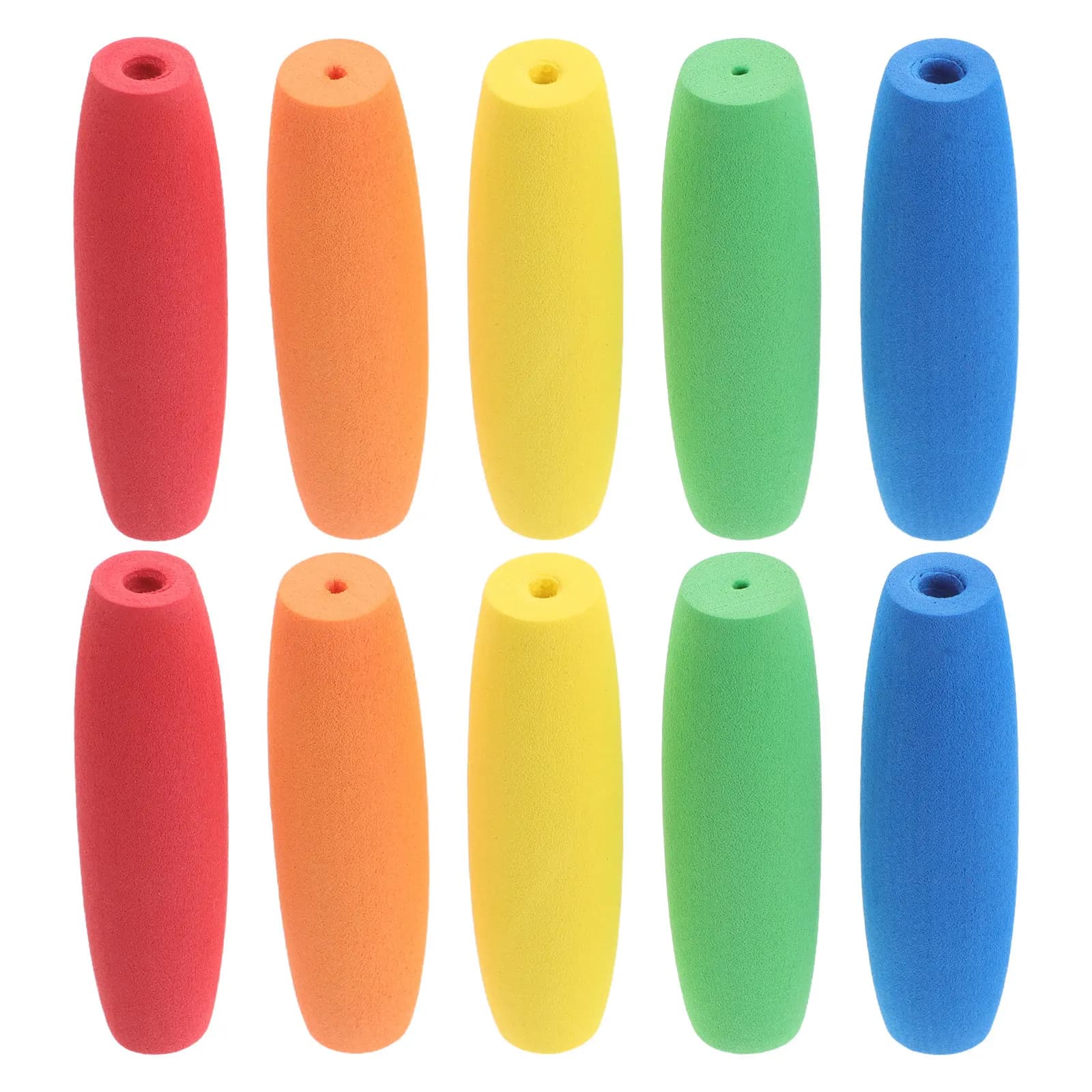 10Pcs Colorful Eva Crochet Hook Sleeves Soft Grip Ergonomic Design Reduces Hand Fatigue Crochet Hook Accessories Knitting