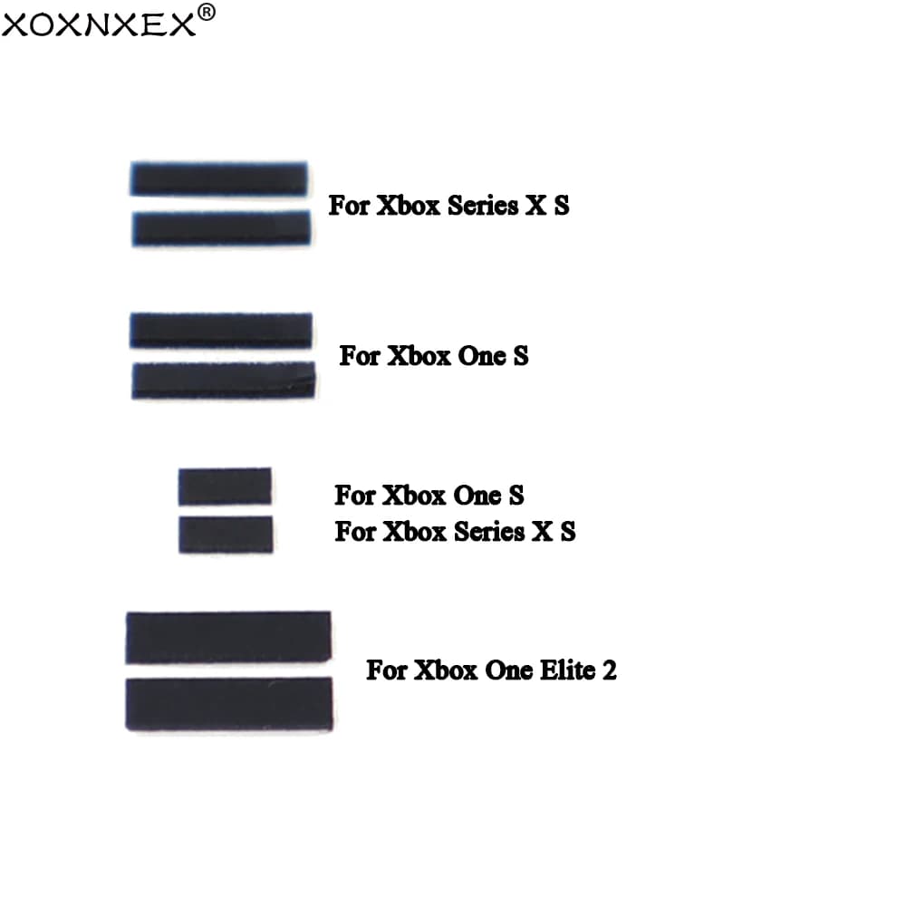 1-10 paia di cuscinetti antiurto per Xbox Series X/S guscio posteriore LT RT cuscinetti in gomma per Xbox One Slim Elite 2 gamepad ammortizzatori pad