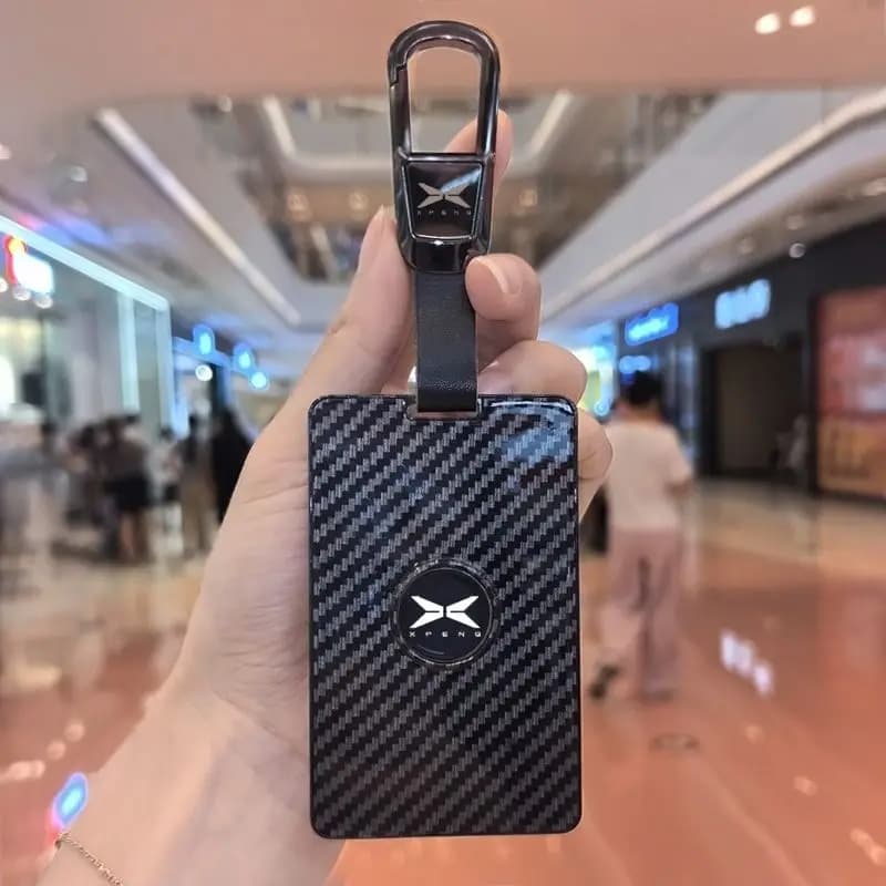 ABS Car NFC Key Case Shell Cover Fob For Xpeng G3 G6 G9 P5 P7 P3 Mona M03 NFC Cards Protector Holder Keychain Auto Accessories