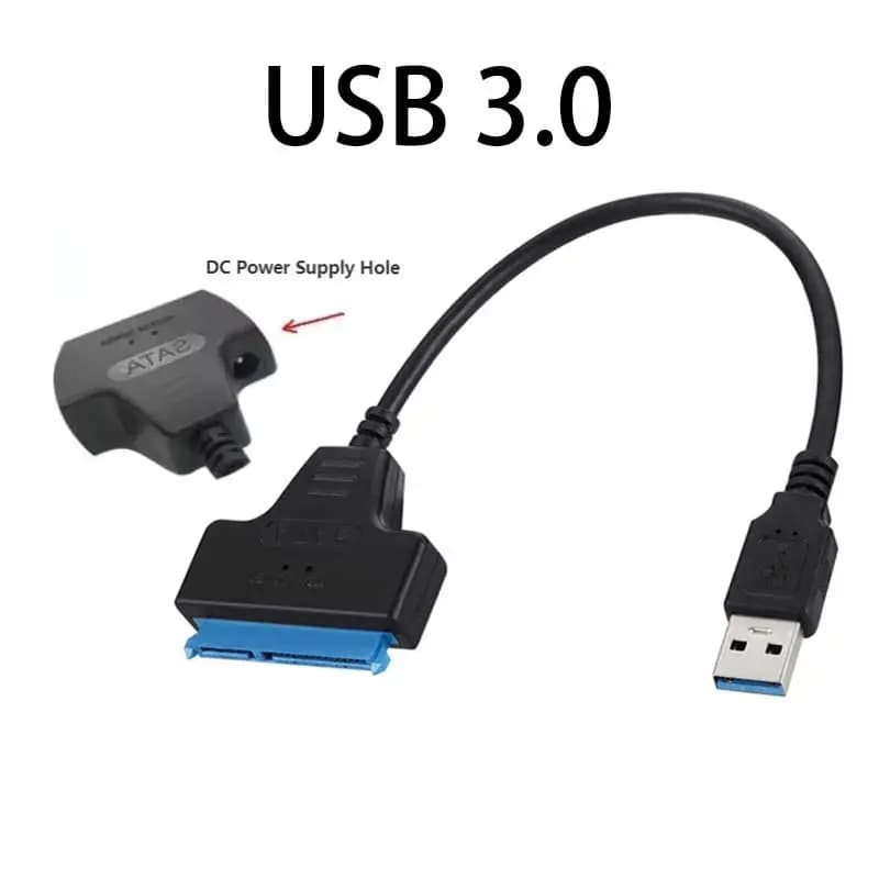 Cavo adattatore disco rigido cavo USB 3.0 Easy Drive disco rigido Easy Drive Line SATA22 HDD esterno SSD disco rigido cavo a 22 Pin