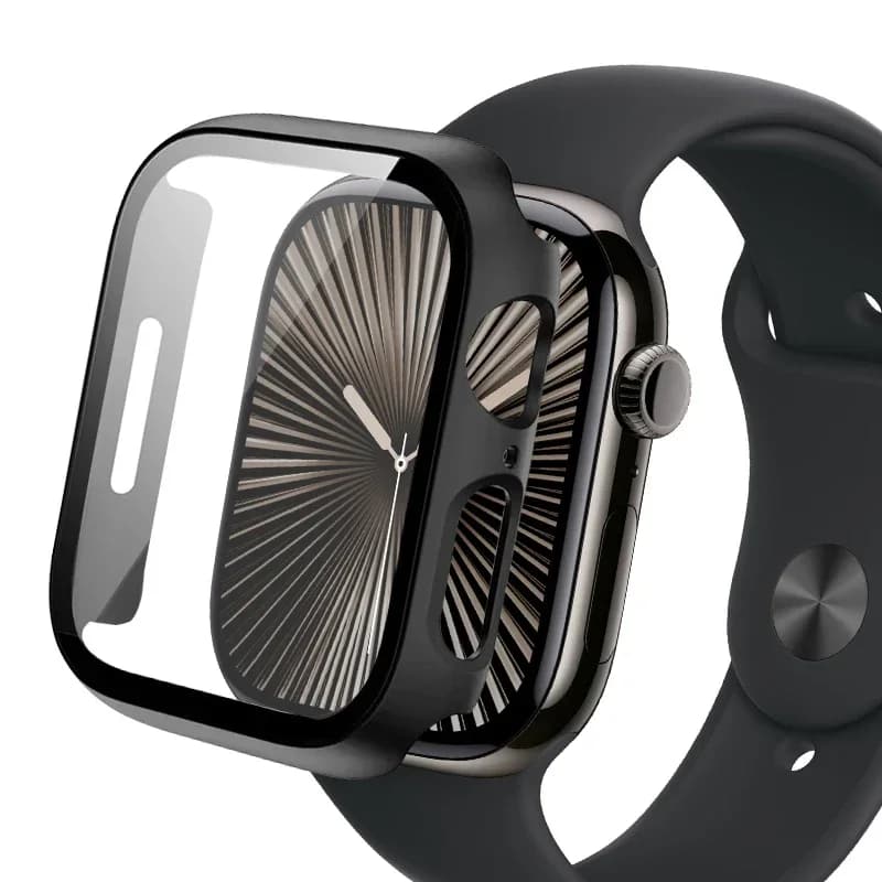Vetro temperato + copertura per Apple Watch serie 10 42mm 46mm Custodia protettiva per schermo paraurti rigida opaca per PC iWatch 10 42/46 Accessori