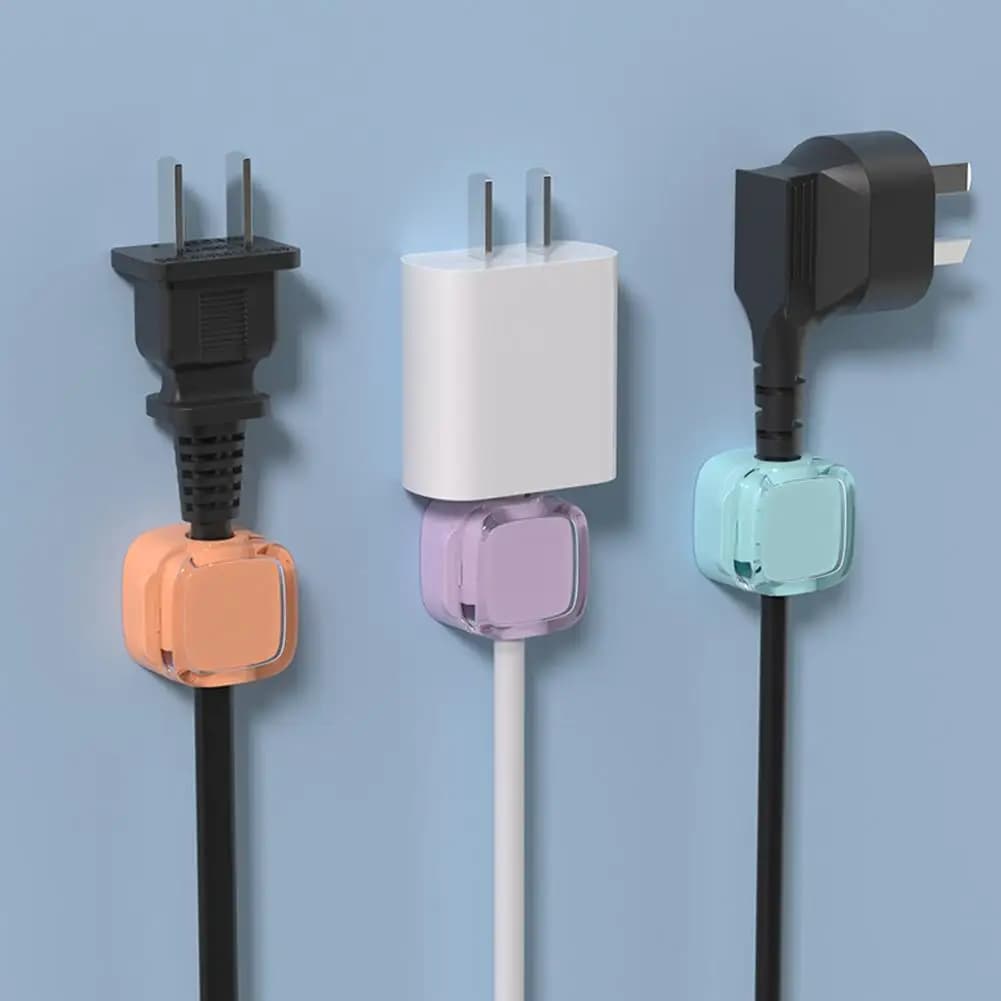 Magnetic Cable Clips USB Cable Smooth Adjustable Cord Holder Under Desk Cable Management Wire Keeper Cable Organizer Line Holder