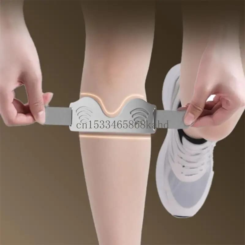 Ginocchiera in Silicone traspirante con cinturino supporto per ginocchio rotuleo regolabile per lo sport X5QF