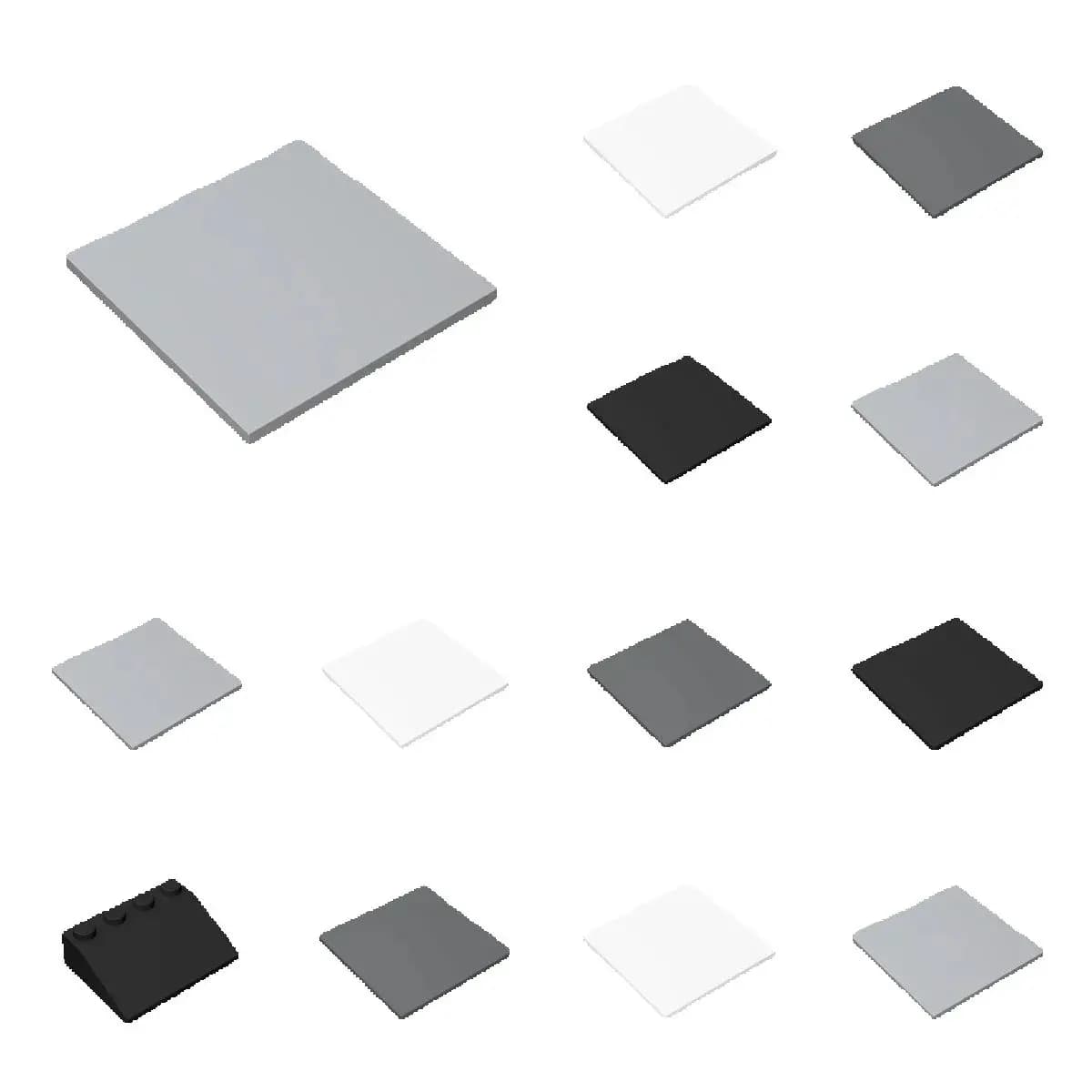 10 pz 10202 Piastrella Piatta 6x6 Mattoni Ad Alta Tecnologia Giocattoli Per Edifici Tecnici Blocchi Regalo Compatibile Educativi Assembla FAI DA TE MOC