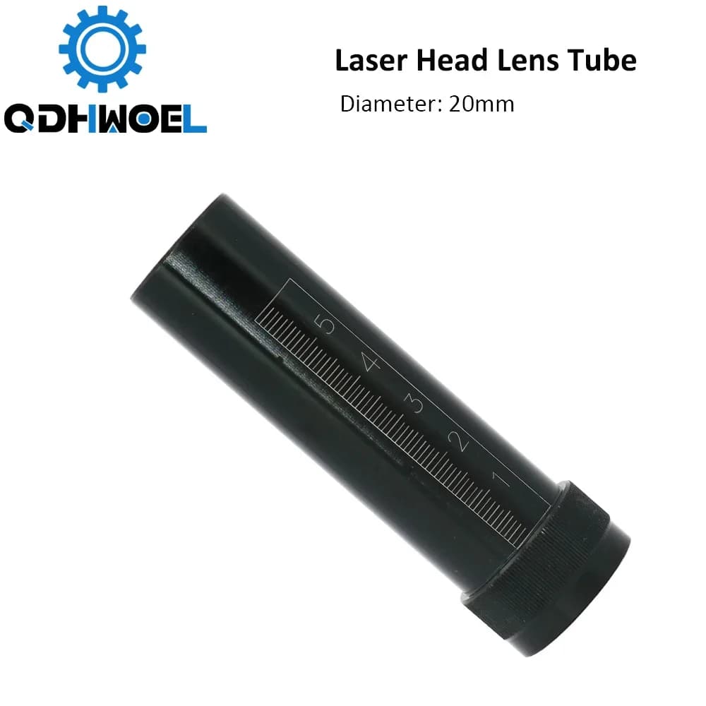QDHWOEL Tubo per lente con testa laser CO2 Tubo OD.25 per lente D20 F50.8 per macchina per incisione taglio laser CO2