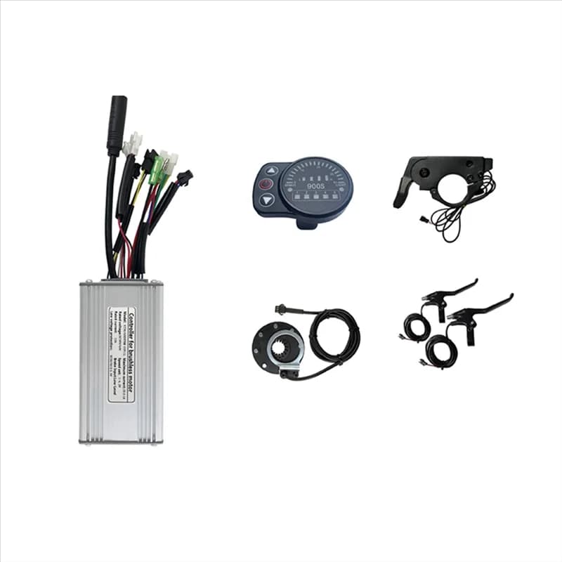 Controller per testa comune a onda sinusoidale per bicicletta elettrica 25A Controller per bici elettrica come mostrato con display LED900S Display per luce per bici elettrica