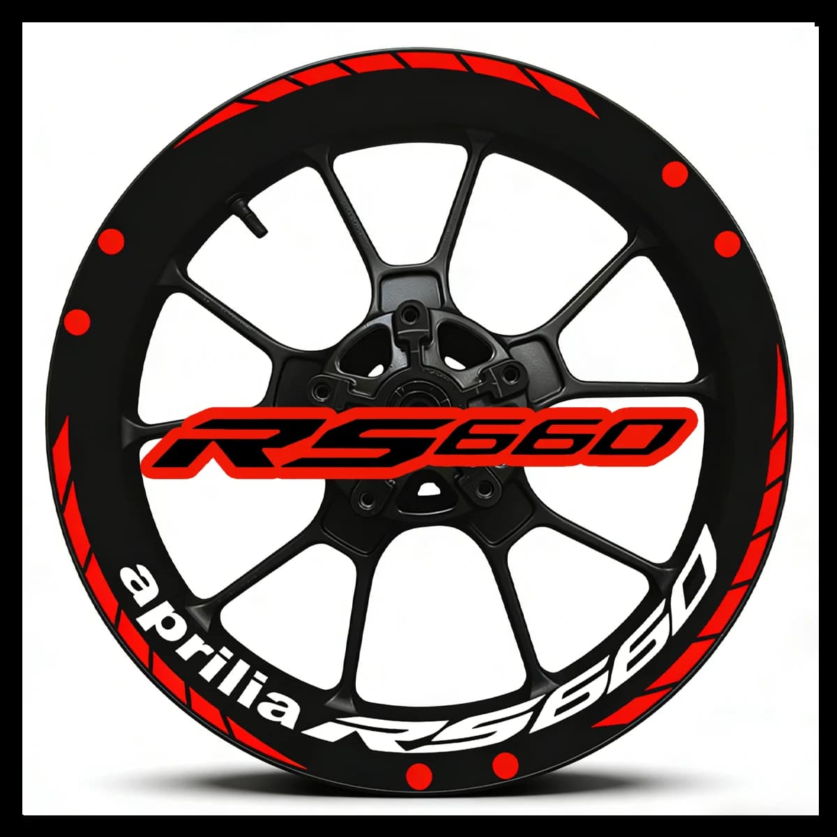 Per Aprilia RS660 RS 660 17 ''Riflettente Mozzo Ruota Del Motociclo Adesivi Moto Bike Rim Strisce Anello Interno Accessori In Vinile Decalcomanie