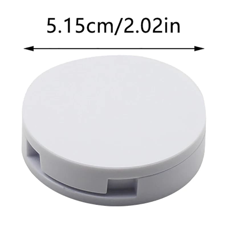 Scatola per fondotinta BB Cream, palette vuota portatile fai da te con specchio, contenitore rotondo per blush e ombretto