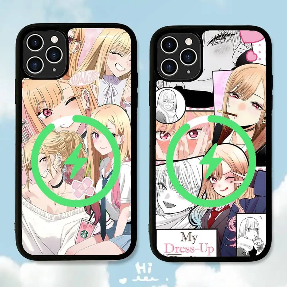 My Dress-Up Darling Phone Case For IPhone 17 Air 16 15 14 13 12 11 Pro Max Plus For Magsafe Wireless Charge Cover