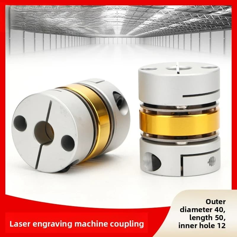 Macchina da taglio per incisione laser fai-da-te Parti metalliche laser CO2 Componenti meccanici con foro per albero di accoppiamento da 12 mm